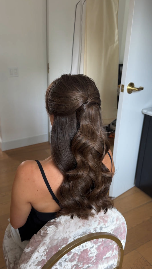 Chic Half Up Half Down Hairstyle